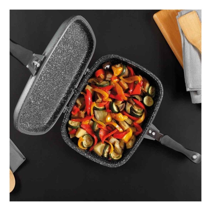 Bandeja de horno rectangular de aluminio línea Tognana SPHERA 30x22 cm