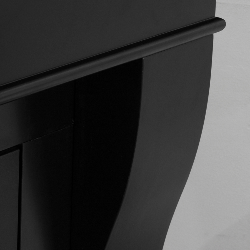 Chimenea de bioetanol de suelo biochimenea WASHINGTON Negro L111 x P43 x H99