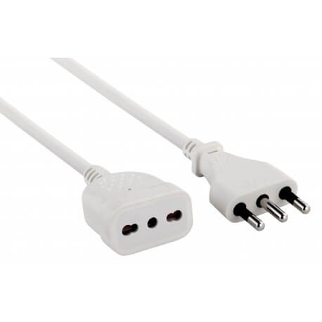 Extensión Lin.Ml.3 Sección 3X1 16A Bip.Blanco