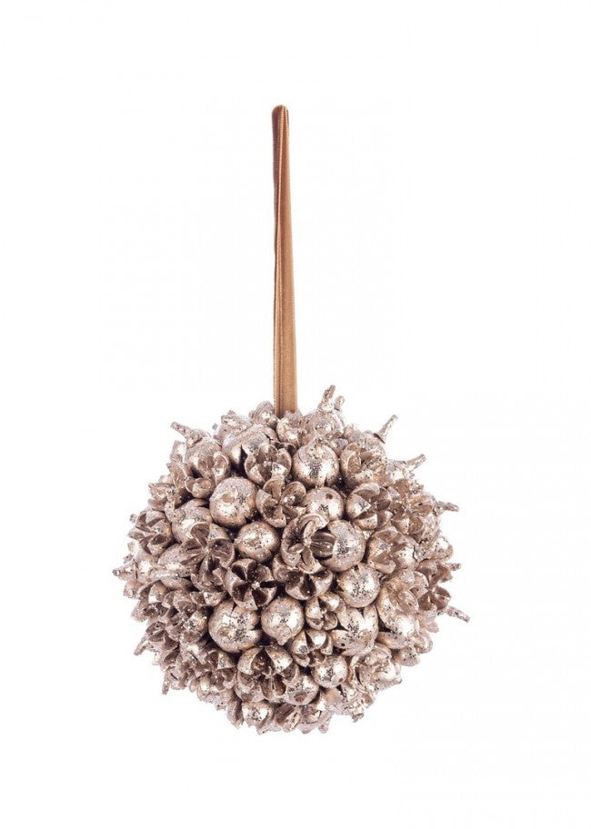 6x Decoración Esférica Jilly Champán D125