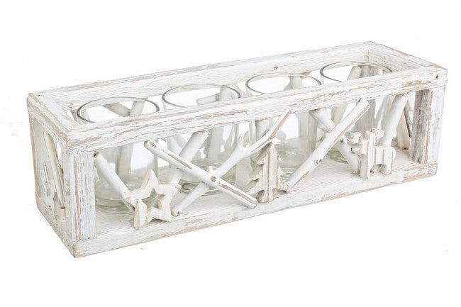 8x Portavelas 3P Aram Blanqueador