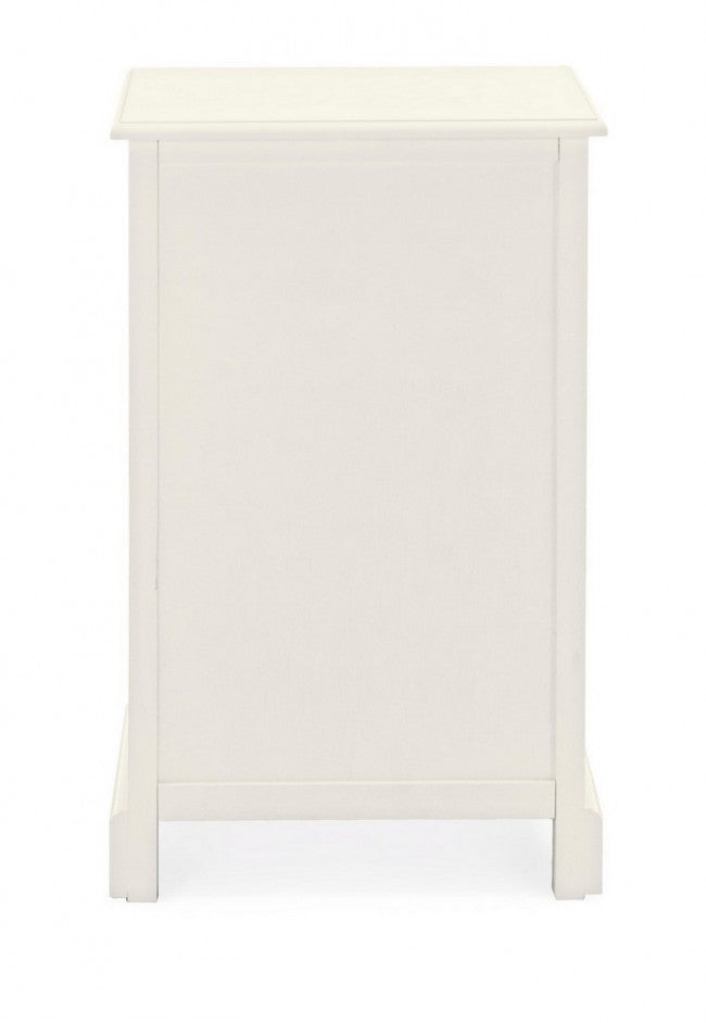 Mesita de noche Amabel clásica 1 puerta y 1 cajón 42x32x72h cm