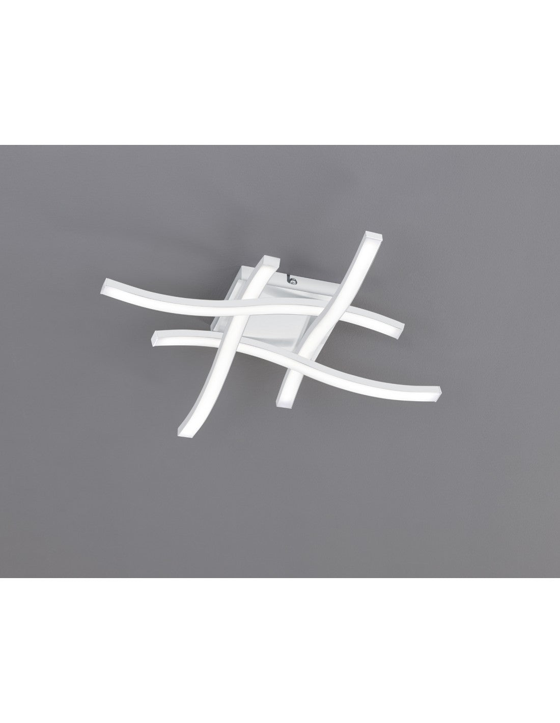 Plafón moderno Route 4 Rods Led 4000k Blanco Trio Lighting