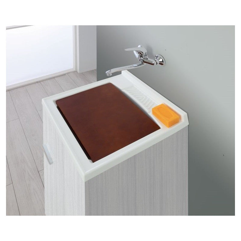 Fregadero de una puerta Gris 50x50x h83 cm