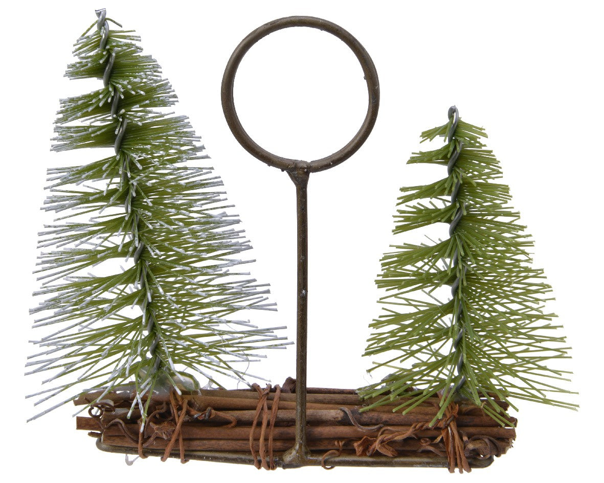 Tarjeteros decorativos con árboles 11x h11 cm