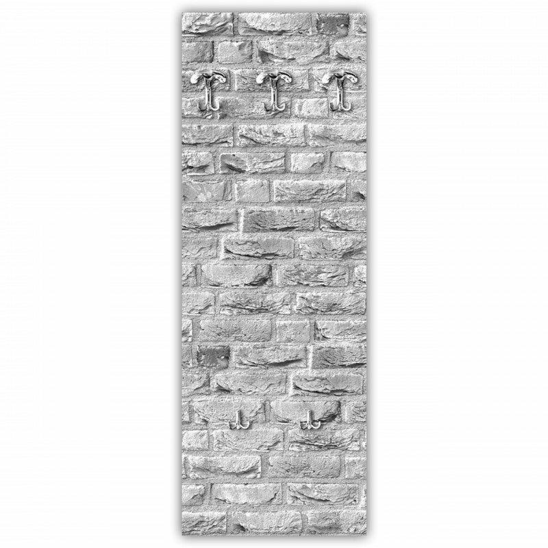 Perchero de pared Street White 46x125 cm
