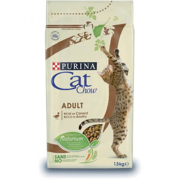 Comida para gatos de pato - 1,5 kg
