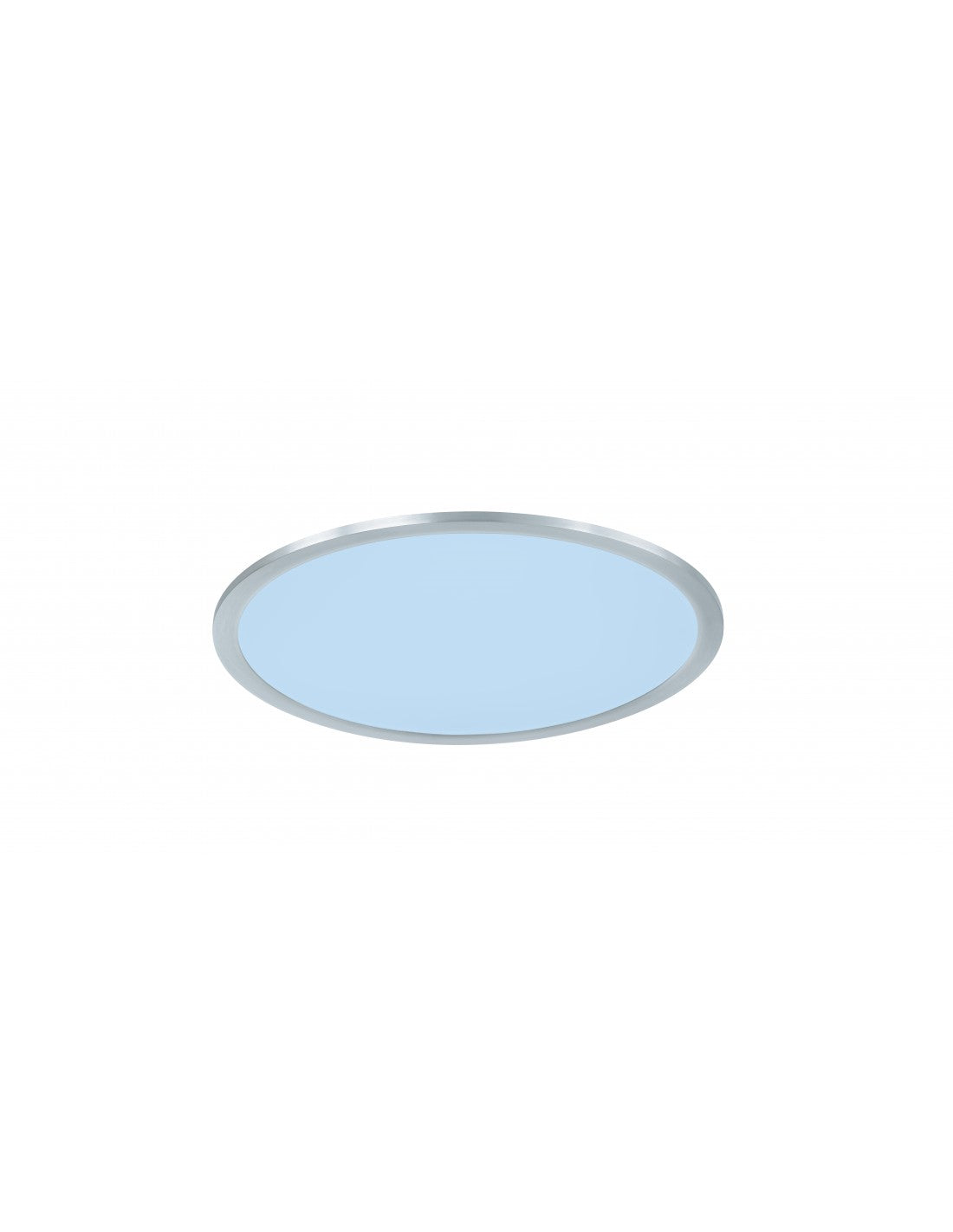 Griffin Lámpara de Techo Redonda LED Regulable Rgbw Níquel Ø60 cm Trio Lighting