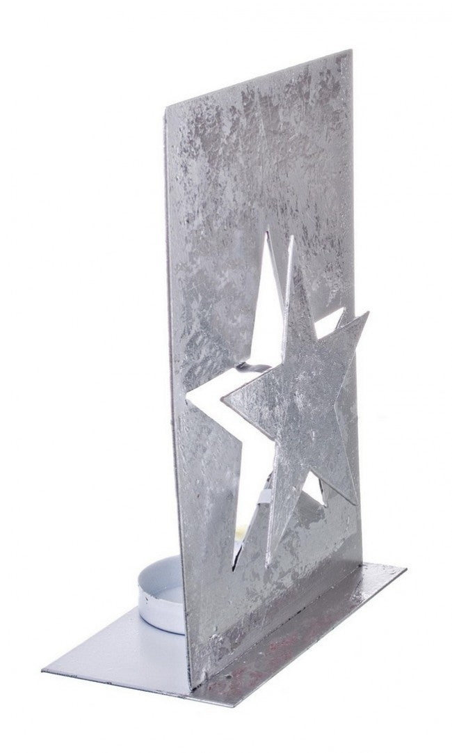 8x P.Star Candelabro Metal Plata