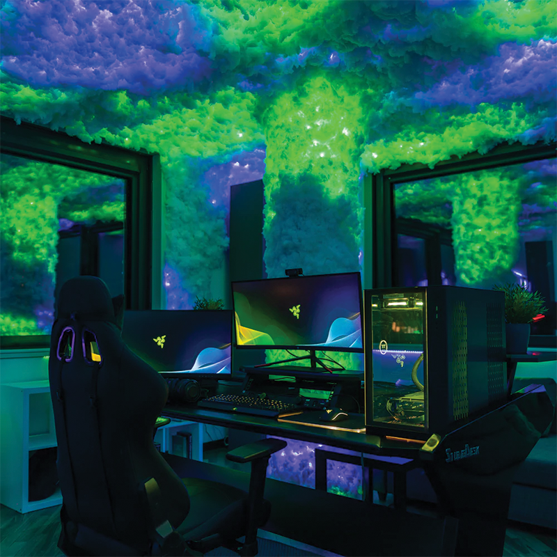 Cadena Twinkly RGB + LED blanco 48 metros 600 LEDs