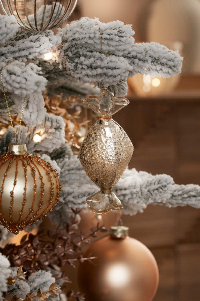 12x Colgante Vt Toffee Champán 4.6X11.9H