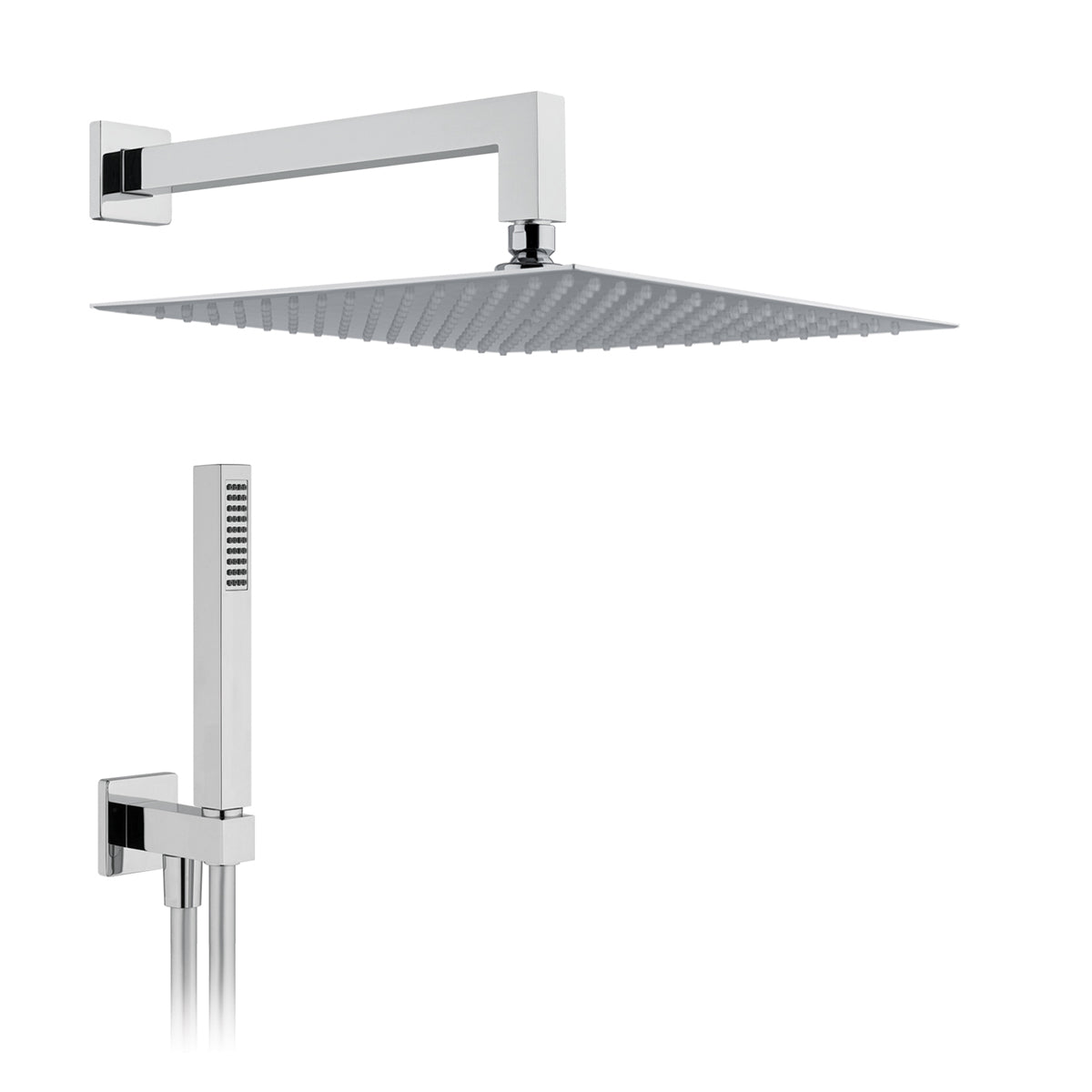 Rociador de ducha cuadrado 250x250 - Brazo 350 mm