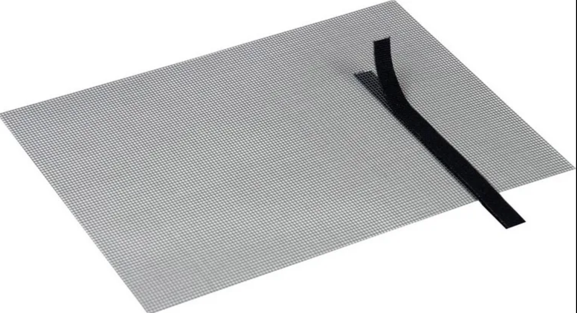 Cinta Adhesiva IRS para Mosquiteras y Red de Agarre, 5 m, Negra