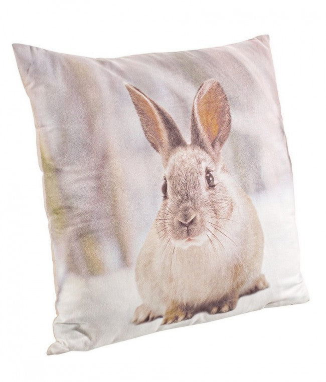 4x Cojín Conejo Nieve 45X45