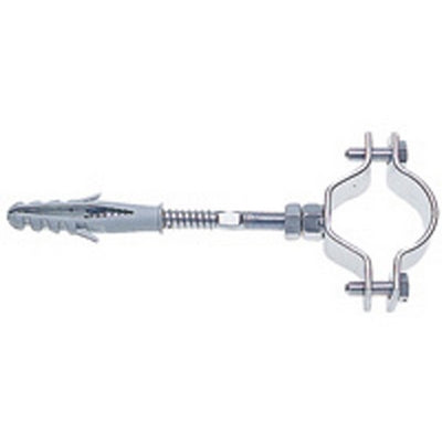 Collar galvanizado pesado con tapón y tornillo.