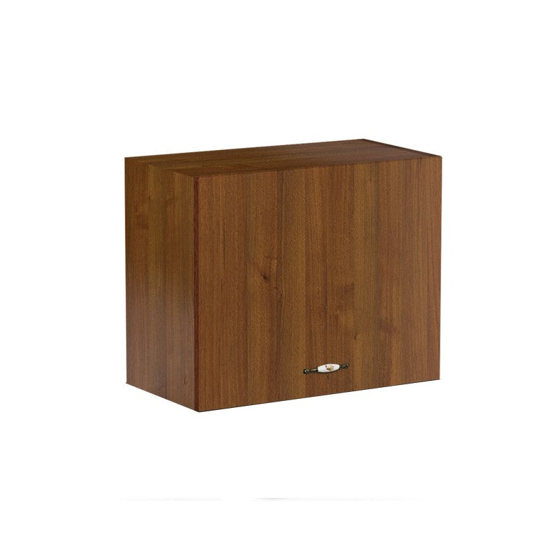 Mueble alto sobre campana de nogal antiguo con puerta de cocina 60x32xh49 cm