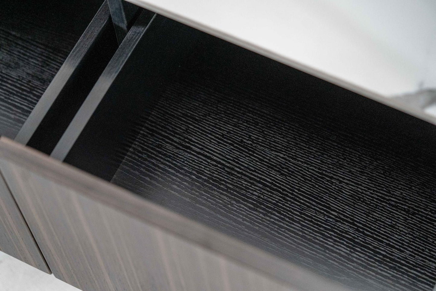 Mueble TV negro-ébano 400 cm x 1800 cm H. 450 cm