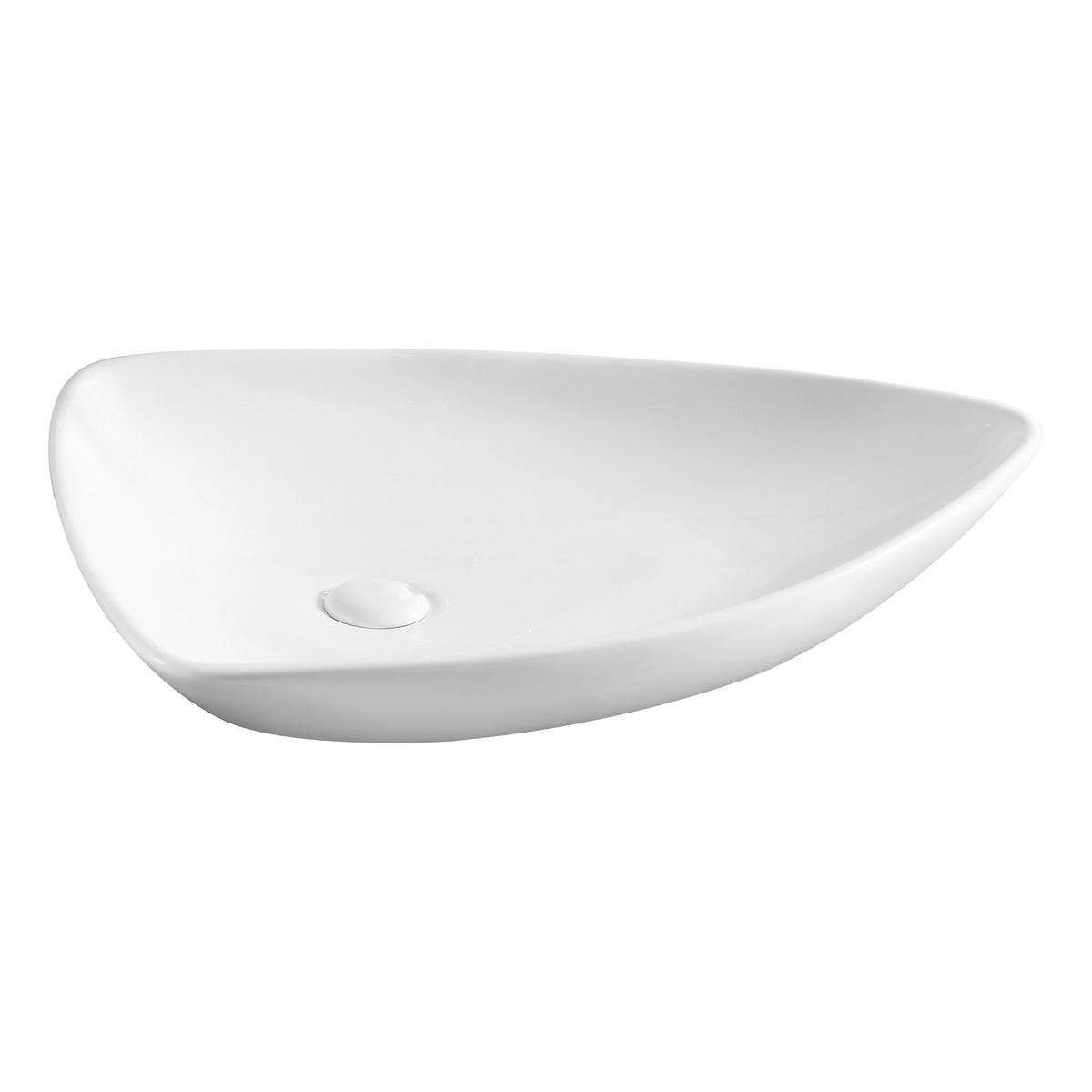 Lavabo sobre encimera 66x46,5 cm, color blanco