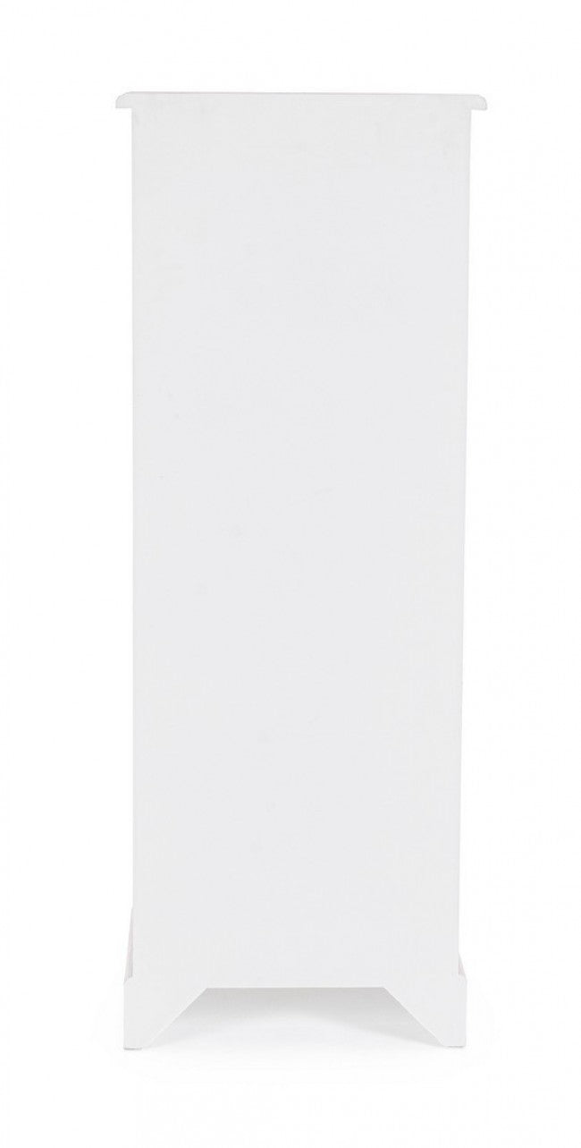 Cómoda Dorotea blanca de 4 cajones