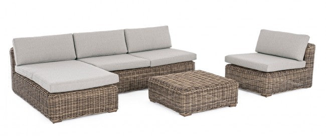 Sillón de exterior Coraline con cojines.
