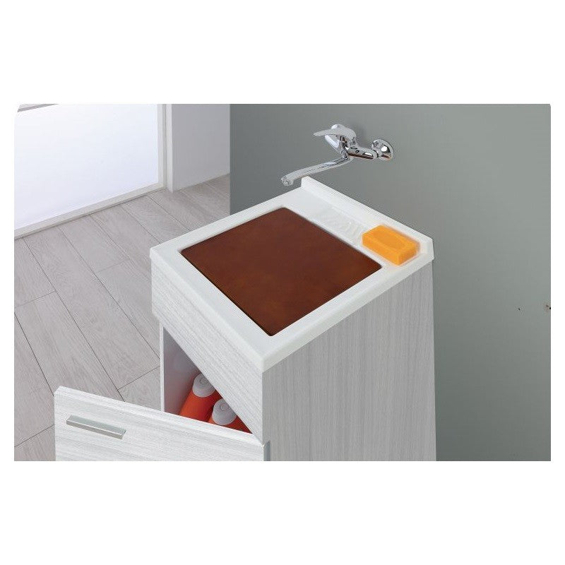 Fregadero de una puerta Gris 45x50x h83 cm