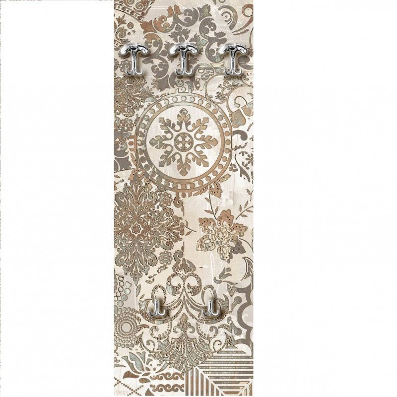 Perchero de pared Oriental Beige 46x125 cm