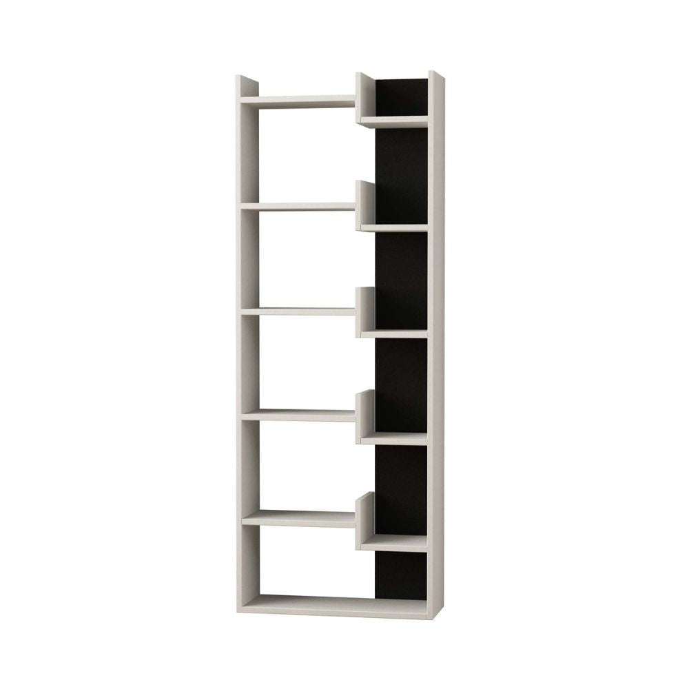 Librería oppa blanco antracita