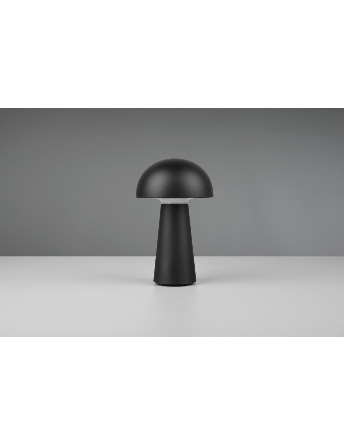 Lennon Mushroom Sobremesa Led IP44 Negro USB Trio Lighting