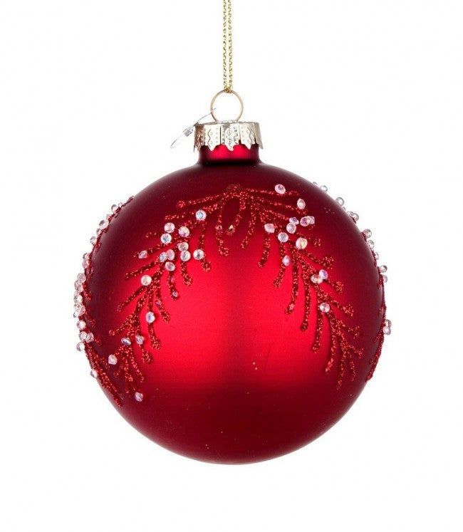 12x Esfera Vt Gema Rama Roja Op D80