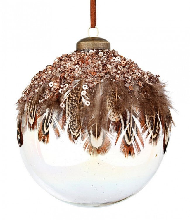 8x Esfera Vt Pluma De Cuervo Marrón D100