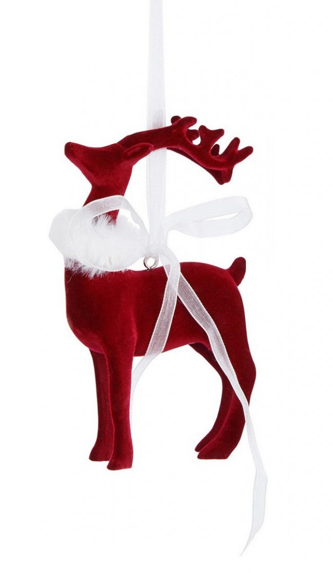 4x Colgante Kristin Stand Burdeos Terciopelo