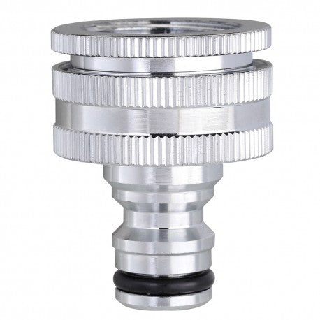 Toma de grifo con conexión Quick-Click de metal