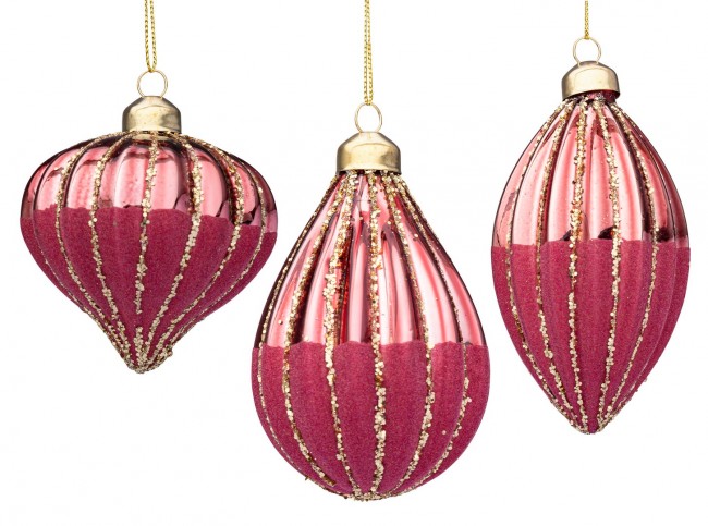 12x Colgante Vt Segmento Rosa Ass3