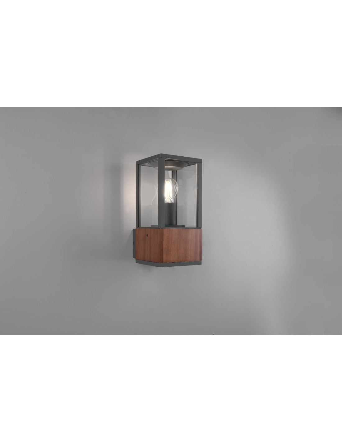 Garonne Aplique Exterior IP44 1xE27 Madera Trio Lighting