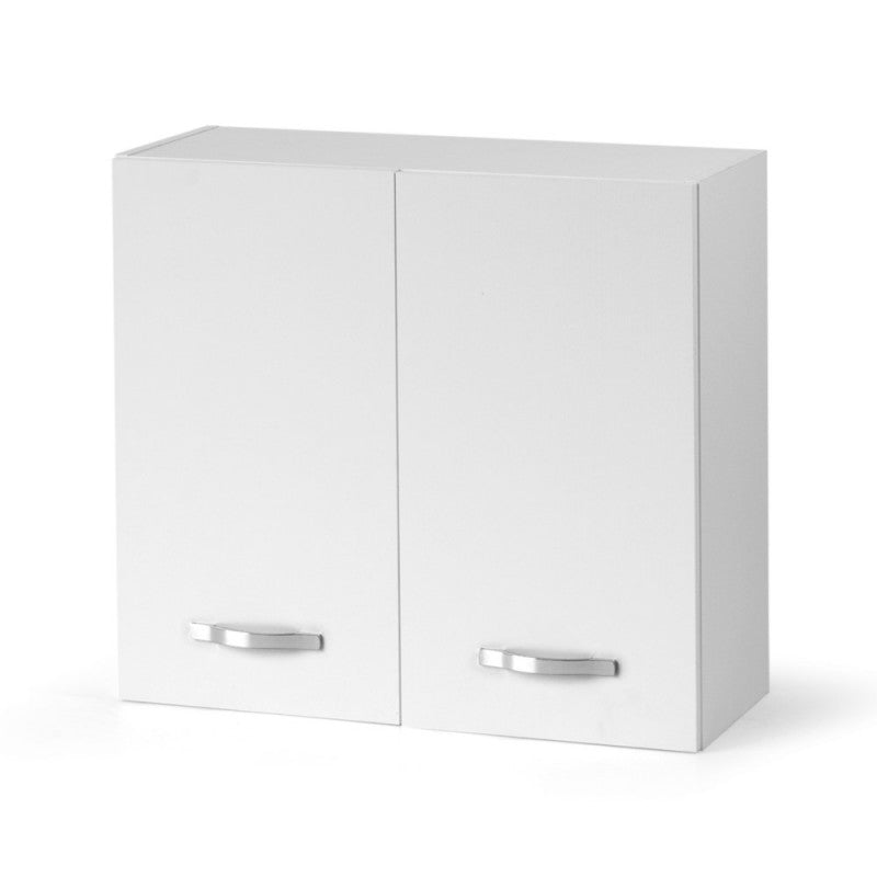 Mueble escurridor de cenizas blanco para cocina 80x32xH 72 cm con 2 puertas