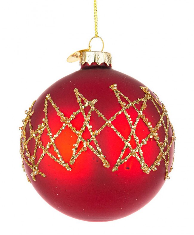 12x Esfera Vt Embellish Roja D80