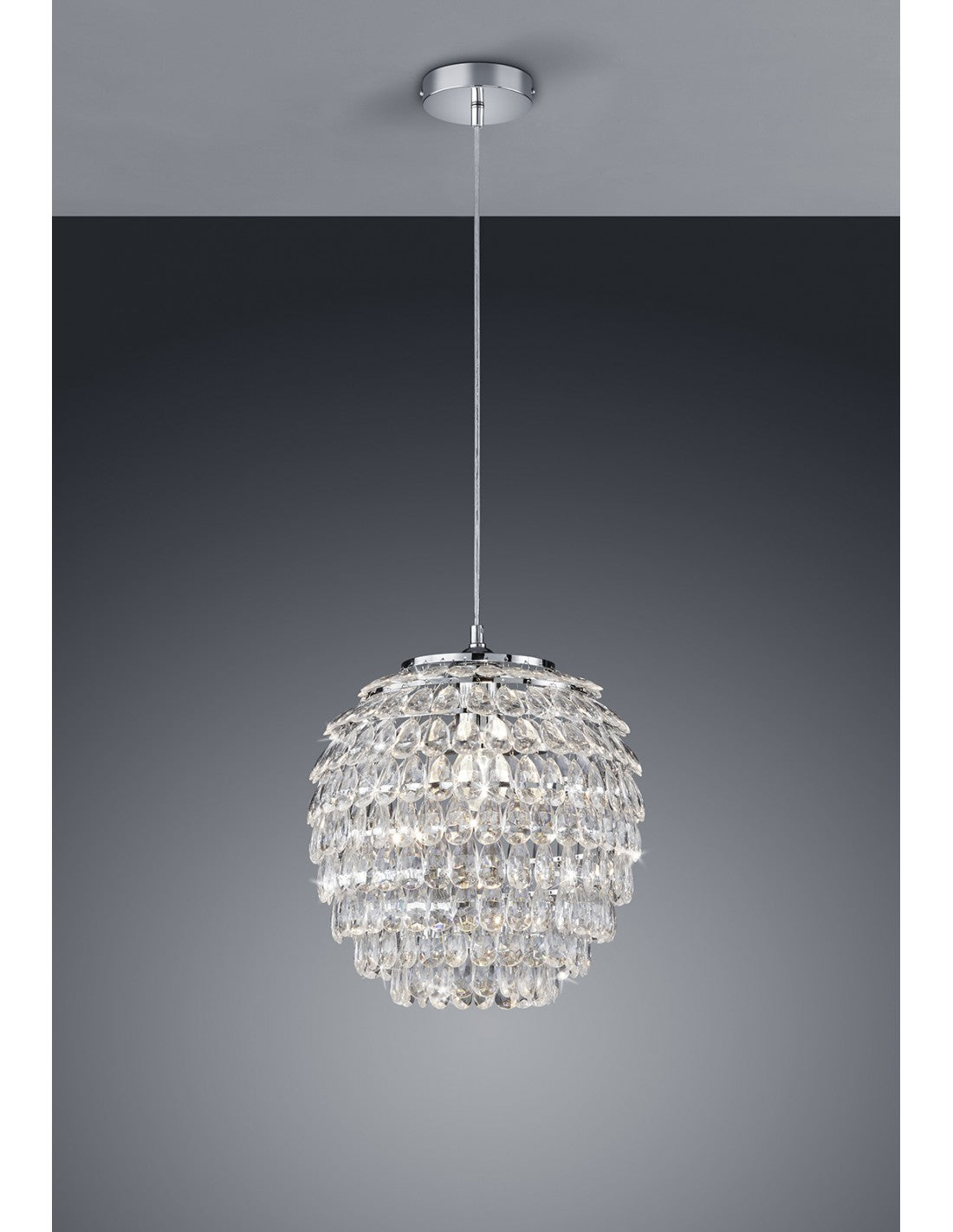 Petty Bunch of Gems Drops suspensión Ø35 cm Trio Lighting