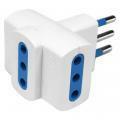 3 x adaptador de enchufe 2PT10A - enchufe 2PT10A