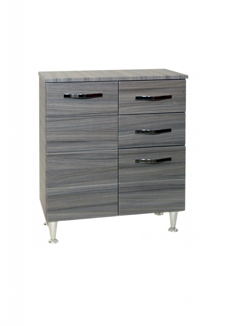 Base Antonella con 2 puertas más 2 cajones 66 x 33 x 80 cm