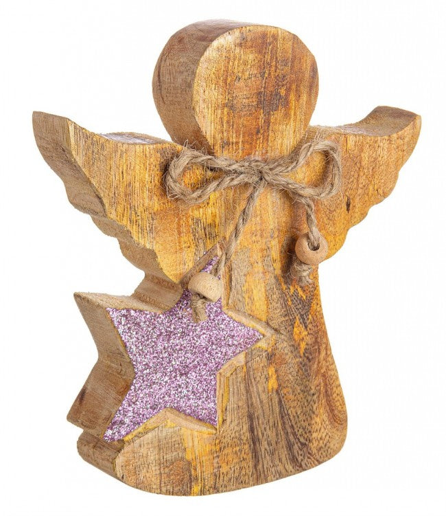 12x Angelo Klarin Soporte de madera Nat