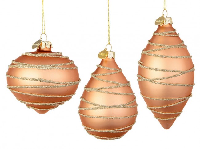 12x Colgante Vt Glam De Oro Rosa Ass3