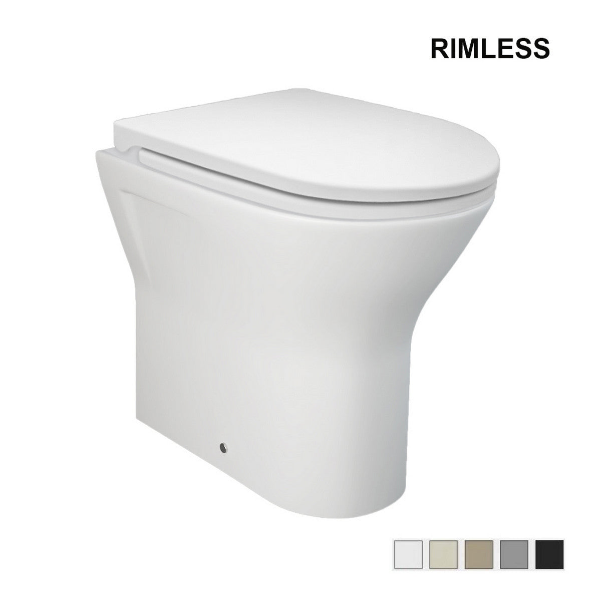 Jarrón a pared sin bordes - Blanco mate