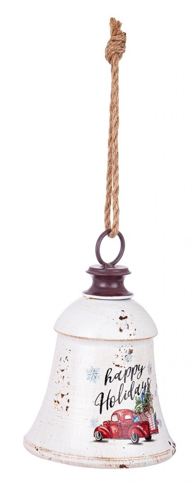 6x colgantes Ringing Happy Holidays