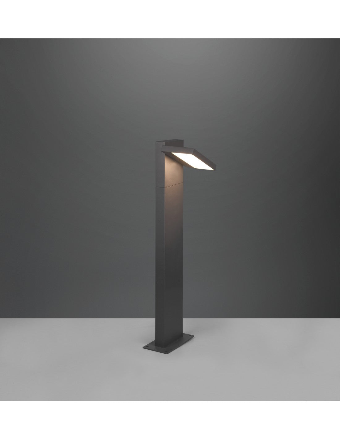 Bolardo al aire libre llevado aluminio antracita de la iluminación del trío de Horton IP54
