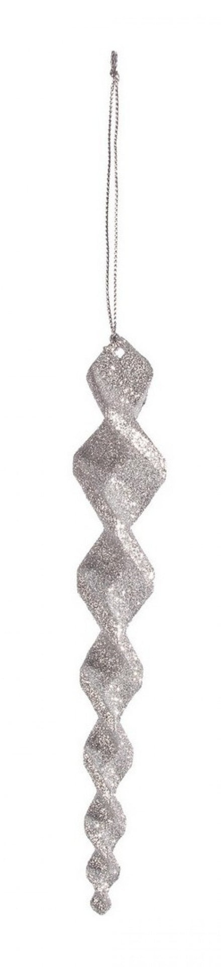 12x Colgante de moda en espiral de plata