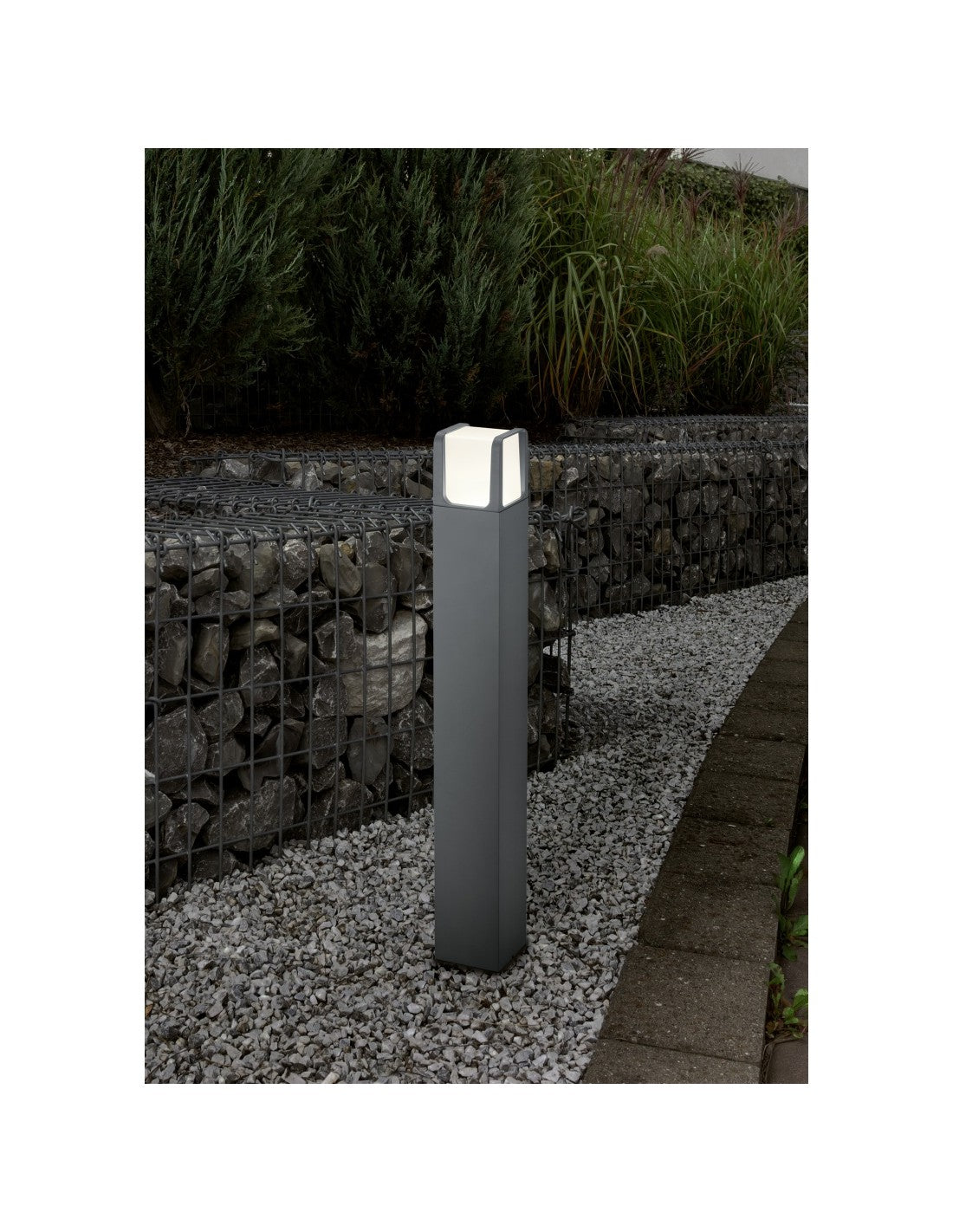 Ebro Poste LED de Exterior IP54 Antracita H80 cm Trio Lighting