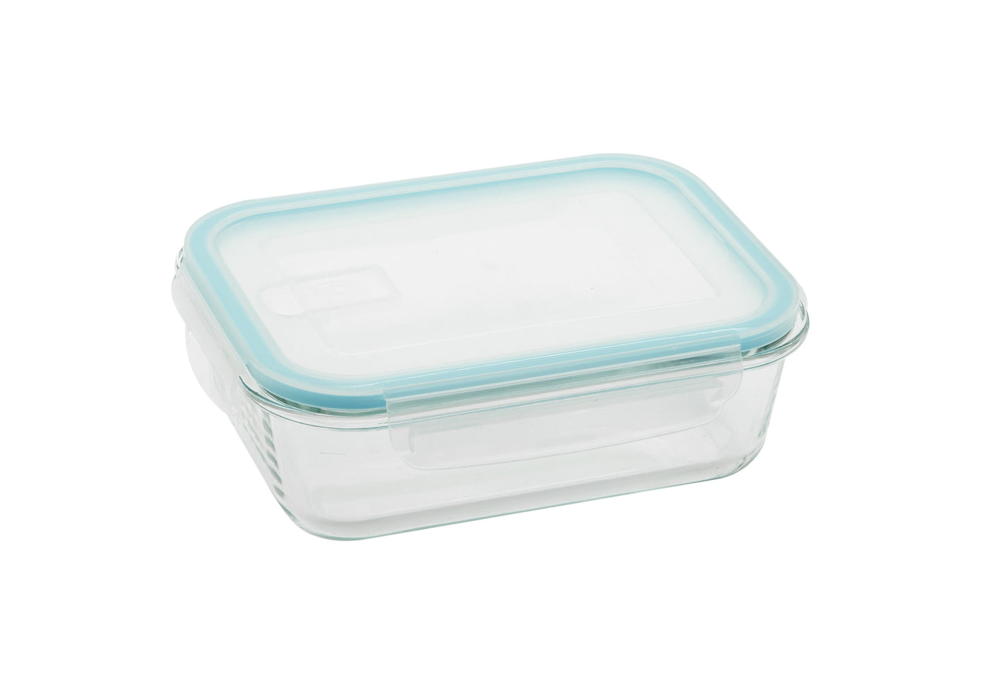 Recipiente Rectangular Con Tapa Con Ventilación Vidrio 1 Lt