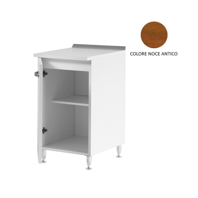 Mueble de cocina color Nogal Antiguo 40x50xH 85 cm 1 puerta