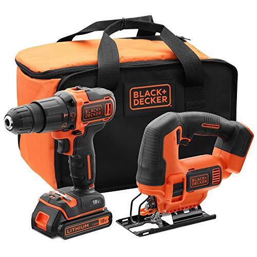 Kit de taladro y sierra para metales Black and Decker de 18 V
