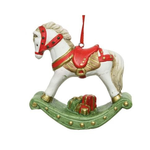 Caballito Balancín De Terracota Para Colgar 9,5X3 Cm